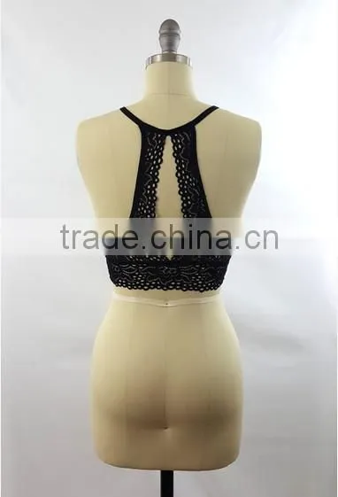 B33750A Latest Fashion Crochet Lace Sexy Hot Tube Tops photo-3
