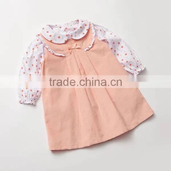 Doll Collar Floral Pattern Bottoming Breathe Freely Baby Shirt photo-3