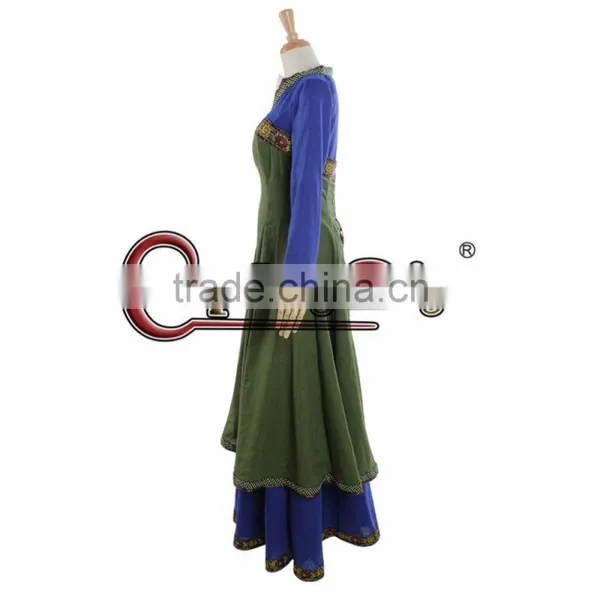 Custom Made Women's Medieval Dress Victorian Renaissance Gothic Dress photo-4