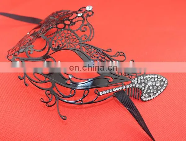 Venetian Romantic Masquerade Metal Sexy Mystery Party Mask photo-2