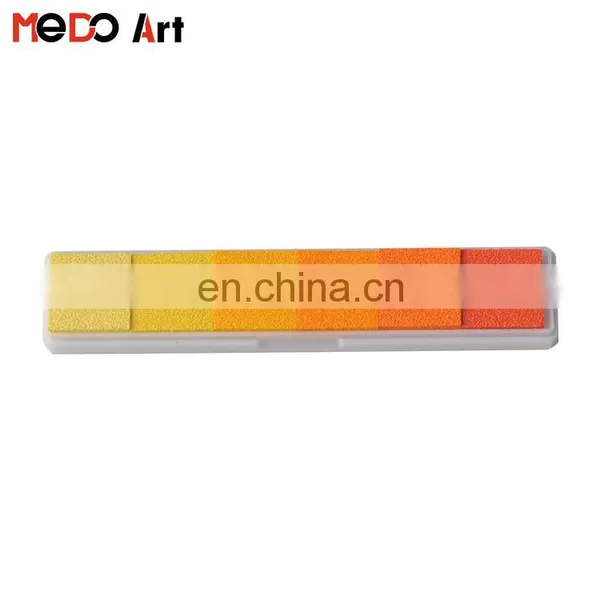 Multi Colors Strip Children Ink Washable Sponge Stamp Kit photo-5