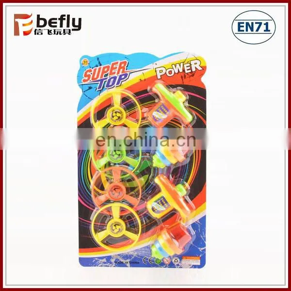 2 IN 1 Plastic Flying Spinning Toys With Light photo-2