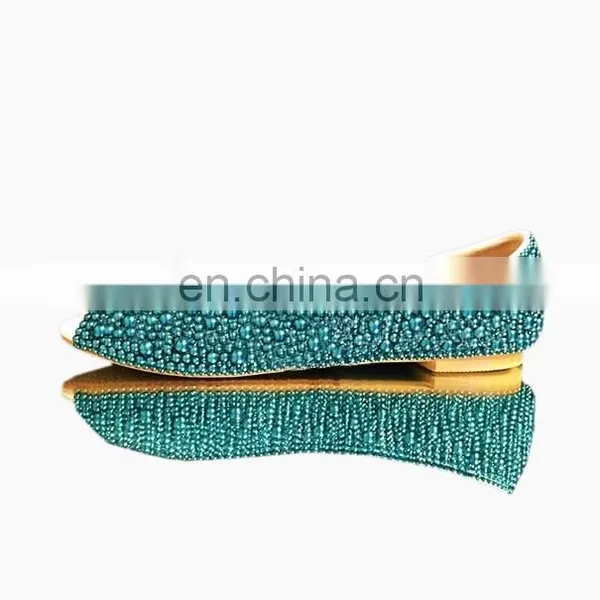 Emerald Pearl Bridal Classic Closed Toe Flats Offer Drop Ship photo-2