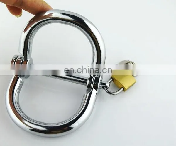 Electronic Handcuff, Metal Stainless Steel Handcuff for Adult Couple Fun Game Product photo-4