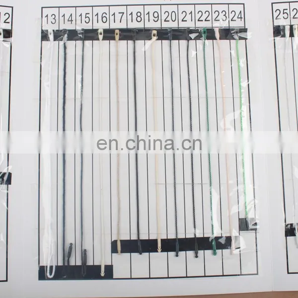 Customized Garment Plastic Seal String Lock Tag photo-3