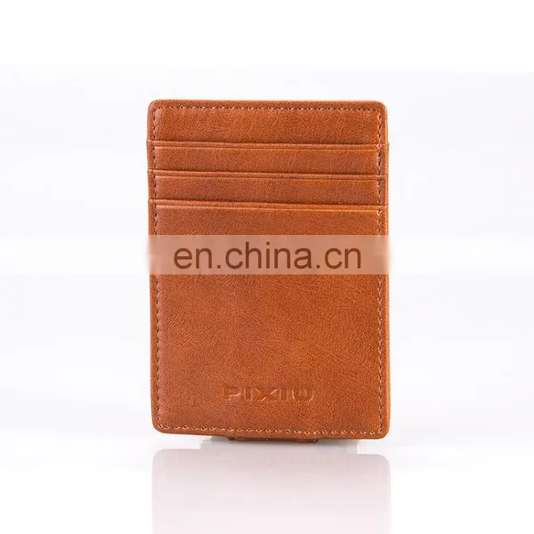 Wholesale Low Price Excellent Handcraft Cheap Leather Money Clip photo-5