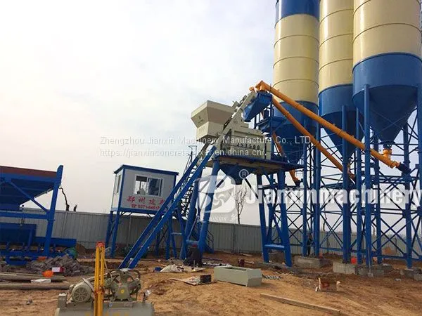HZS75M Free Basic Concrete Mixing Plant