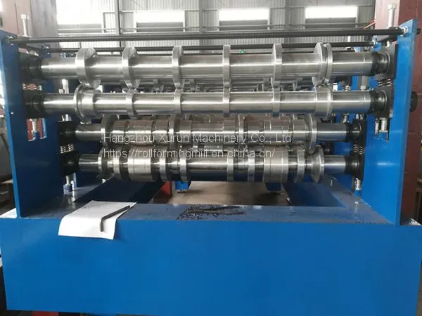 Double Layer Ibr Trapezoidal Metal Aluminum Roofing Roll Forming Machine photo-2