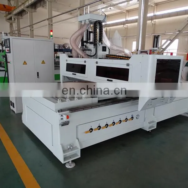 Furniture Painting Machine/China CNC Router With Auto-push and Multi-drill and Dust Collector photo-2