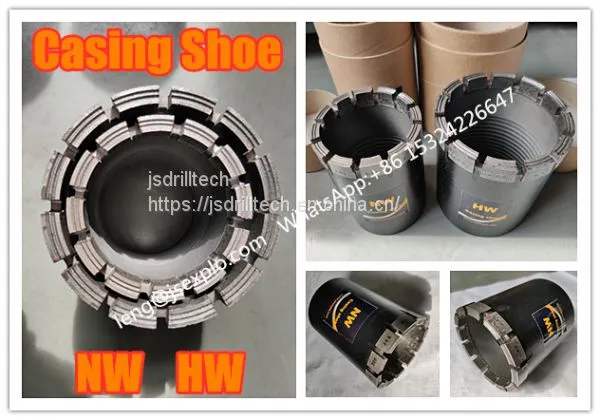 HW Casing Shoe Bit, Impregnated Diamond Core Drill Bits, Exploration Drilling, Rock Coring, Geotechnical Drilling Bits photo-3