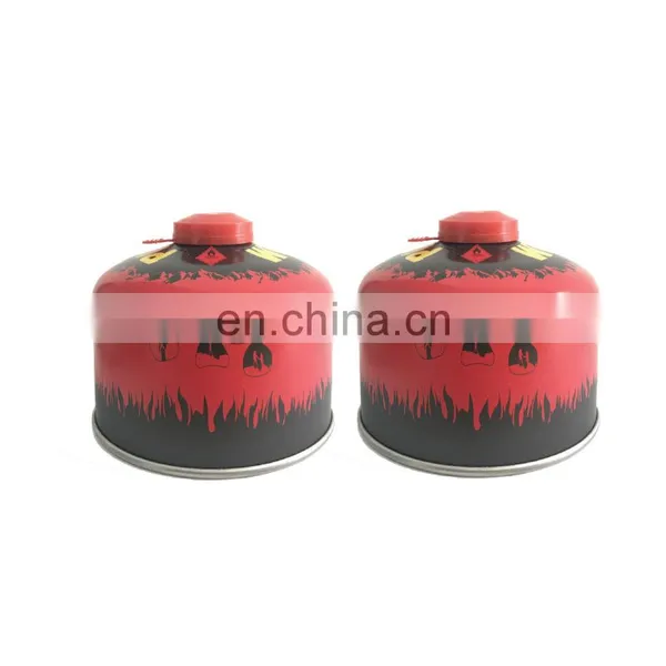 China Butane Aerosol Cans 230gand 230g Screw Valve Butane Gas Cartridge photo-3