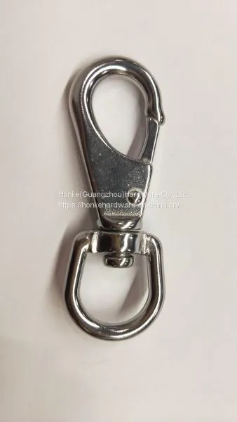 Inch Swivel Eye Spring Hook Heavy Duty Swivel Snap Hook Stainless Steel Eye Bolt Snap Hook photo-3