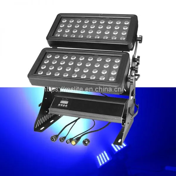 72x10w Led Wall Washer Light Wall Outdoor RGBW 4 In1 DMX 512 Dual-head Outdoor Dimmable photo-5