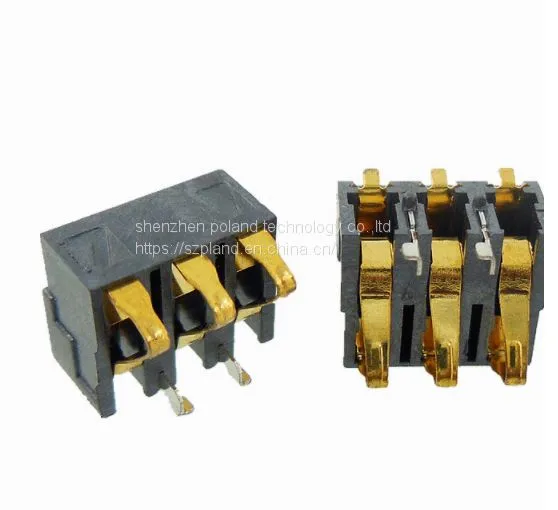 3P Battery Holder 68 / 77 Battery Holder 6.8mm/7.7mm High 3P Shrapnel Battery Connector Shrapnel Gold Plating photo-2