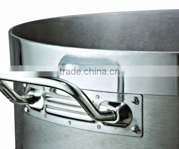 04 Style High Body Commercial Stainless Steel Stock Pot Soup Pot With Compound Bottom photo-2