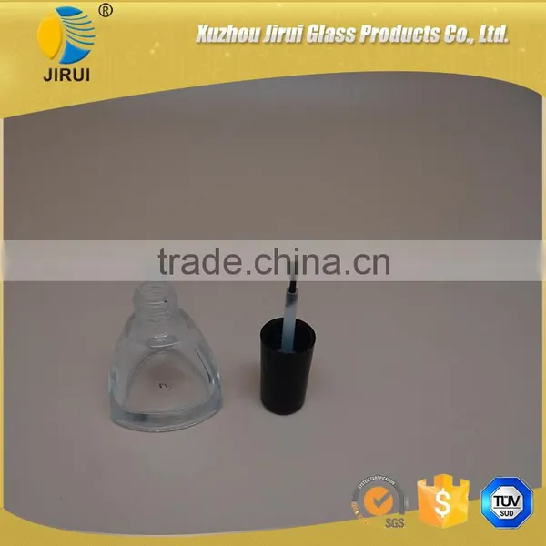 10ml Clear Triangle Glass Nail Polish Bottles photo-4