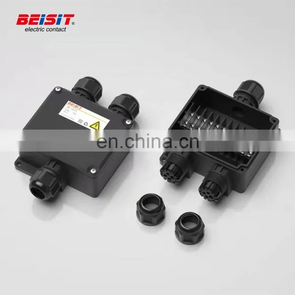 Electrical Integrated Control Box IP67 With Terminal Block And Cable Gland Assembly Used For CNC Machine photo-2