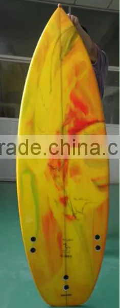 Yellow Tinted Colorful PU Surfboard photo-2