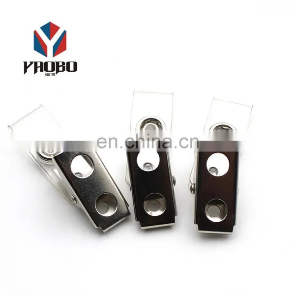 Fashion High Quality Metal Badge ID Bulldog Clip photo-5