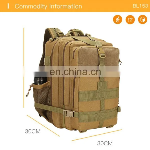 Waterproof Resistant Outdoor Sports Gym Fitness Camouflage Workout Training Tactical Backpack photo-5