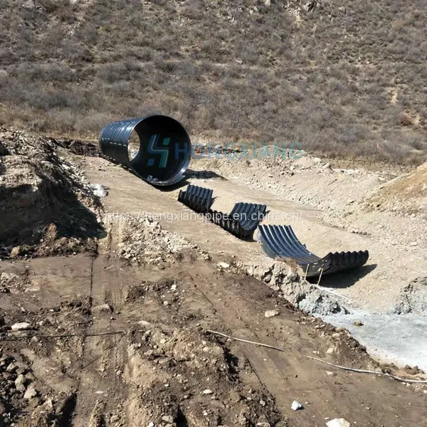 Galvanized Drainage Pipe Large Diameter Corrugated Steel Tunnel Pipe Manufacturer photo-3