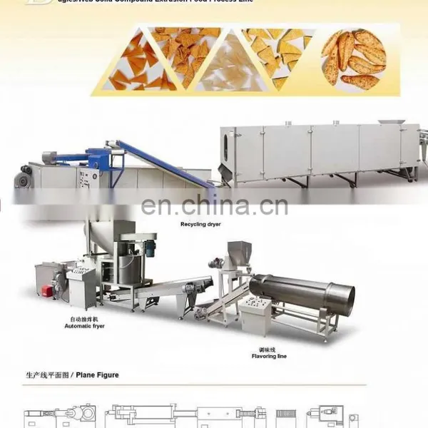 Automatic Cereal Breakfast Corn Flakes Production Line/corn Flakes Processing Machine/ Pop Corn Machinery