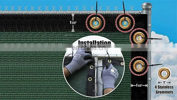 HDPE Shade Net Privacy Netting Fence Mesh Cover Privacy Screen photo-3