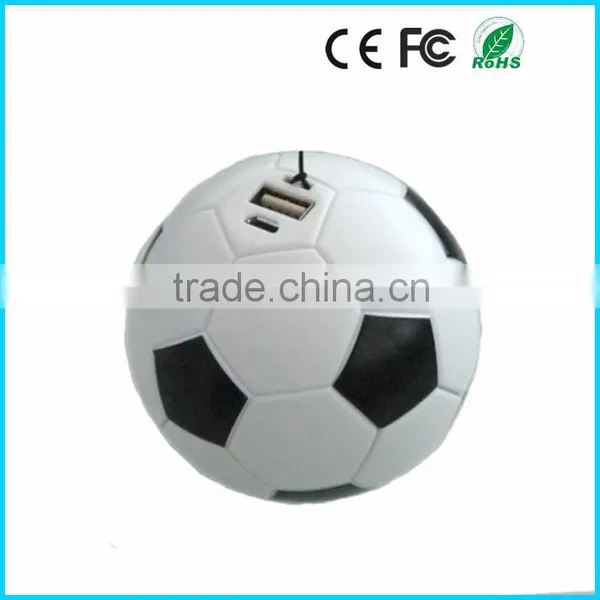 Football Shape 2600mAh Power Bank Mobile Portable Charger for Phone photo-2