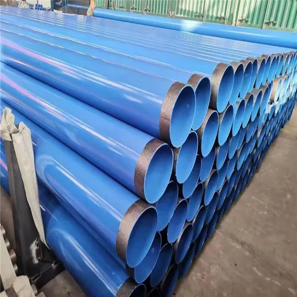 Uses of Q235b Spiral Steel Pipes With Dn600 Coated Plastic for Tap Water photo-4
