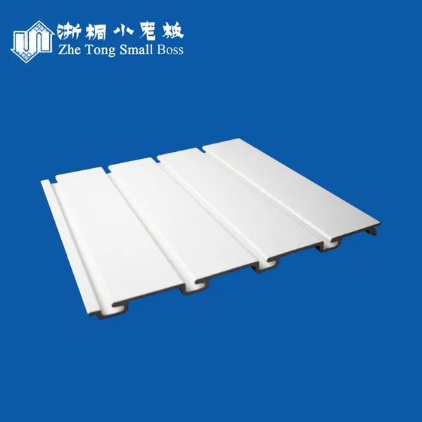 Zhe Tong Small Boss High Quality Waterproof High Density Garage Pvc Slatwall Slat Wall Panel for Store With Hooks photo-5