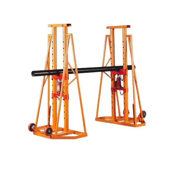 Heavy-Duty Elec-Hyd Cable Pay-Off Rack | 5T Cap, Steel, Global Use photo-2