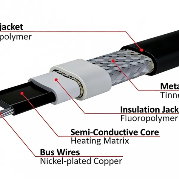 Solar Energy Applied Low Temperature Heat Tracing Cable-Dwk-Iecex EAC Certified photo-3