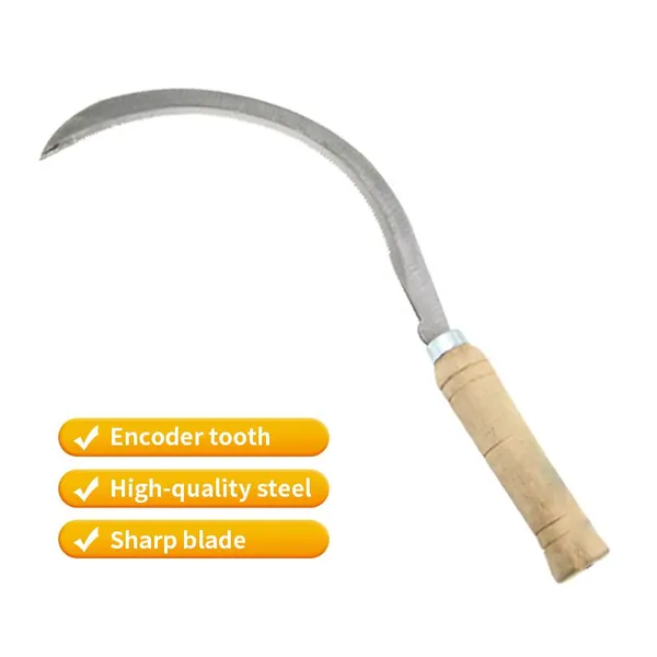OEM Farming Sickle Farmers Sickle Sickle Farming Tool for Crop Harvest Grass Cutting and Rural Market Supply photo-2