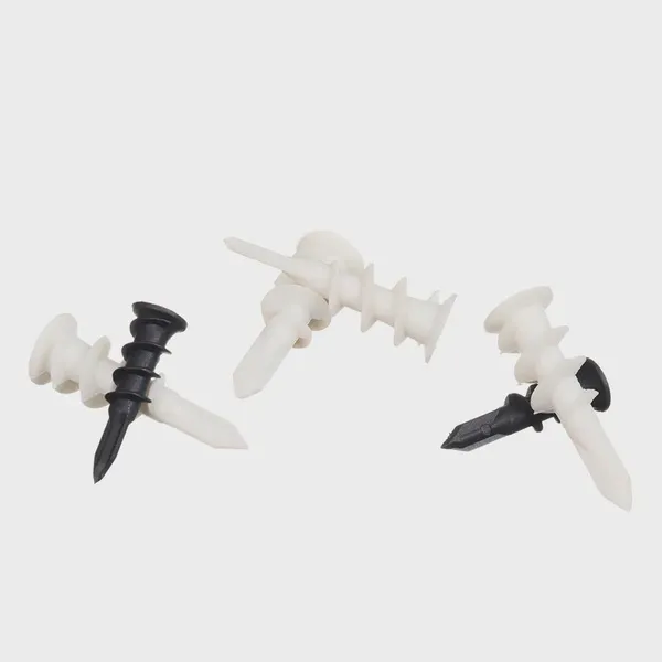 4-8mm Drill Bit Required Plastic Expansion Anchors for Drywall PE Material with Screws Heavy Duty Full Sizes Available China Manufacturer