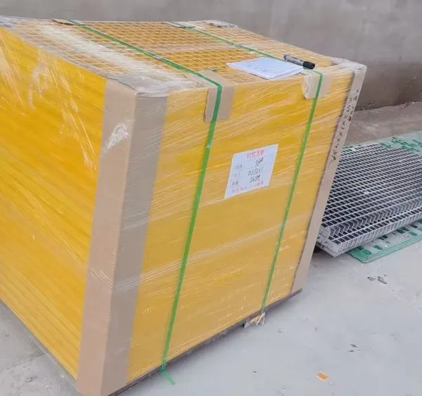 High Strength GRP Molded Grating Non Conductive For Power Plant Working Floor