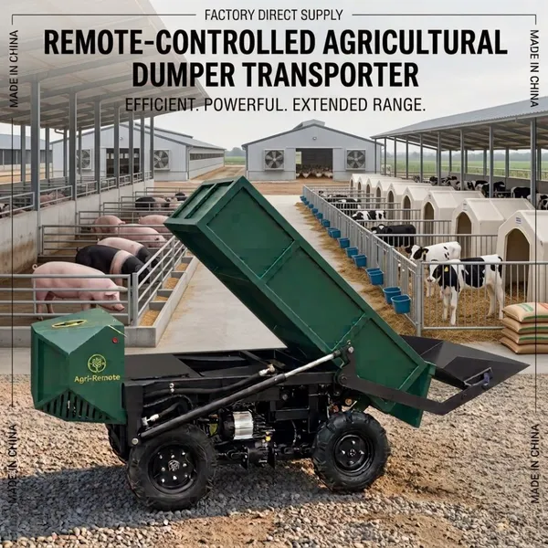Extended Range Radio Controlled Dumper Transporter for Heavy Duty Transport photo-3