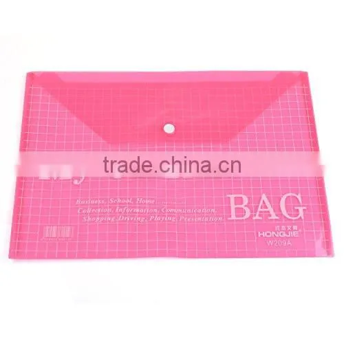 A4 PP Transparent Portfolio Transparent File Cover With Snap Button photo-2
