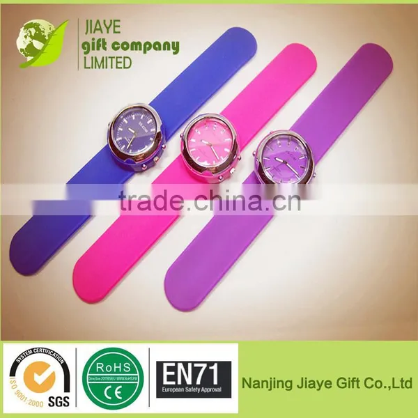 Fashion Silicone Slap Watch Wrist Watch photo-3
