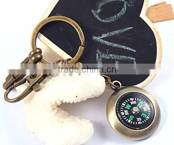 COMPASS HIGH QUALITY Metal Keychain PROMOTION Alloy Compass Keychain photo-3
