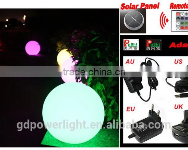 Solar LED Ball With Remote Control YXF-400S1 photo-4