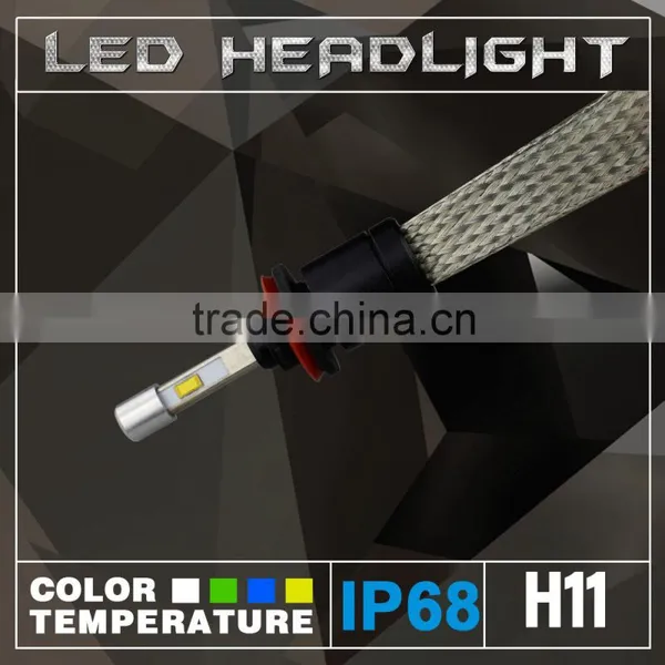 2016 40W 12 Volt H11 LED Replacement Headlight Lamp Bulb photo-5