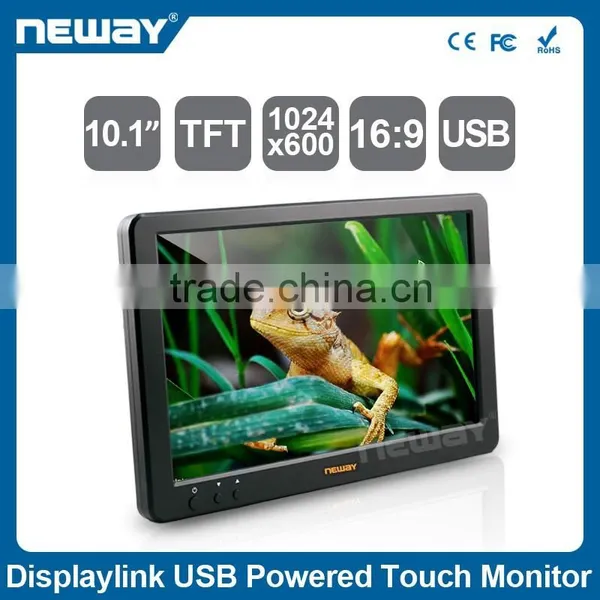 Hidden Bracket 4 Wirse Resistive Touch Panel Widescreen Lcd Monitor photo-3