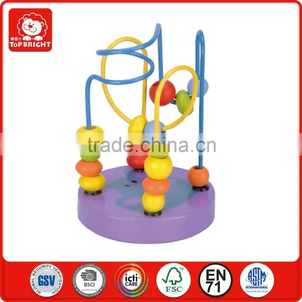 my  purple base MDF base teawood beads EN71 authentication secure little kids hippo animal cheap roller coaster for sale