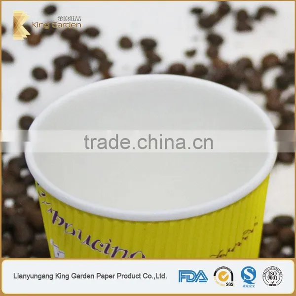Coffee to go Paper Cup Ripple Wall With Lids photo-6