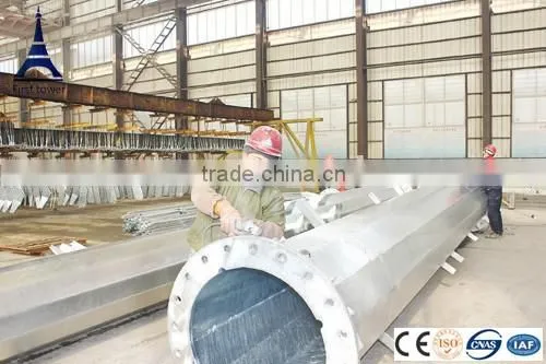 30m Galvanized Telecom Antenna Mast Tower photo-3