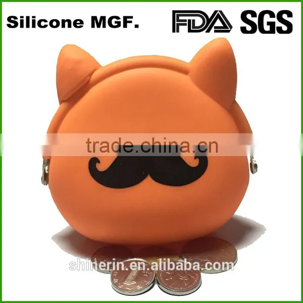 Unisex Gender Ladies Coin Purse Silicone Purse Male Using Gifts photo-5