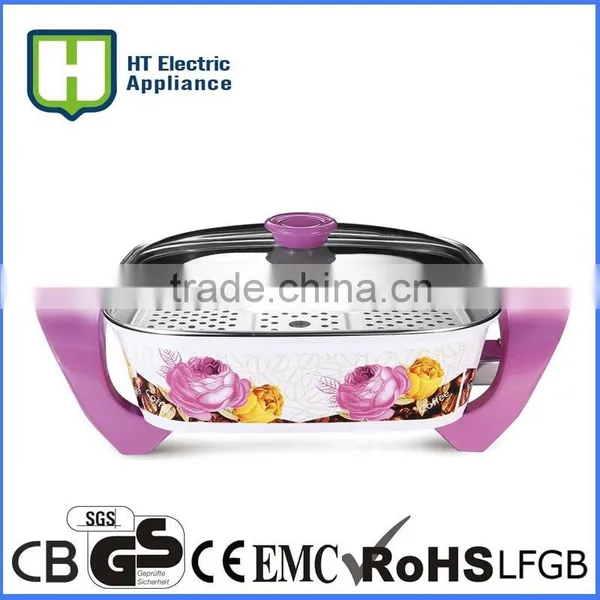 Non Smoking Frying Pan Double Coating Baking Pan