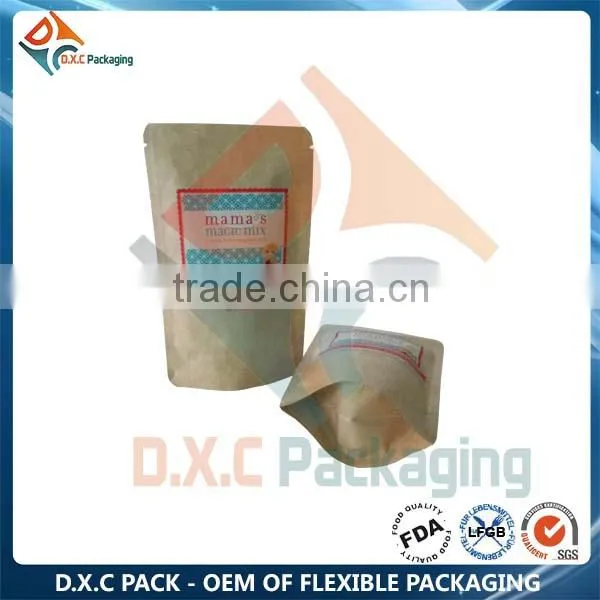Custom Printed Food Grade Paper Kraft Bag photo-3