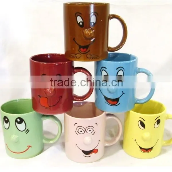Shaped Ceramic Couple Mug photo-4