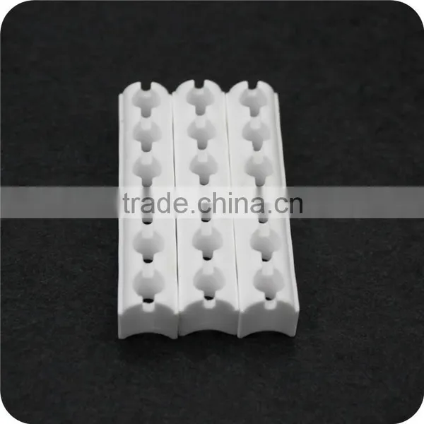 High Heat Resistance Insulating 95% Alumina Ceramic 1-8 Holes Ceramic Band Heating Insulators photo-2